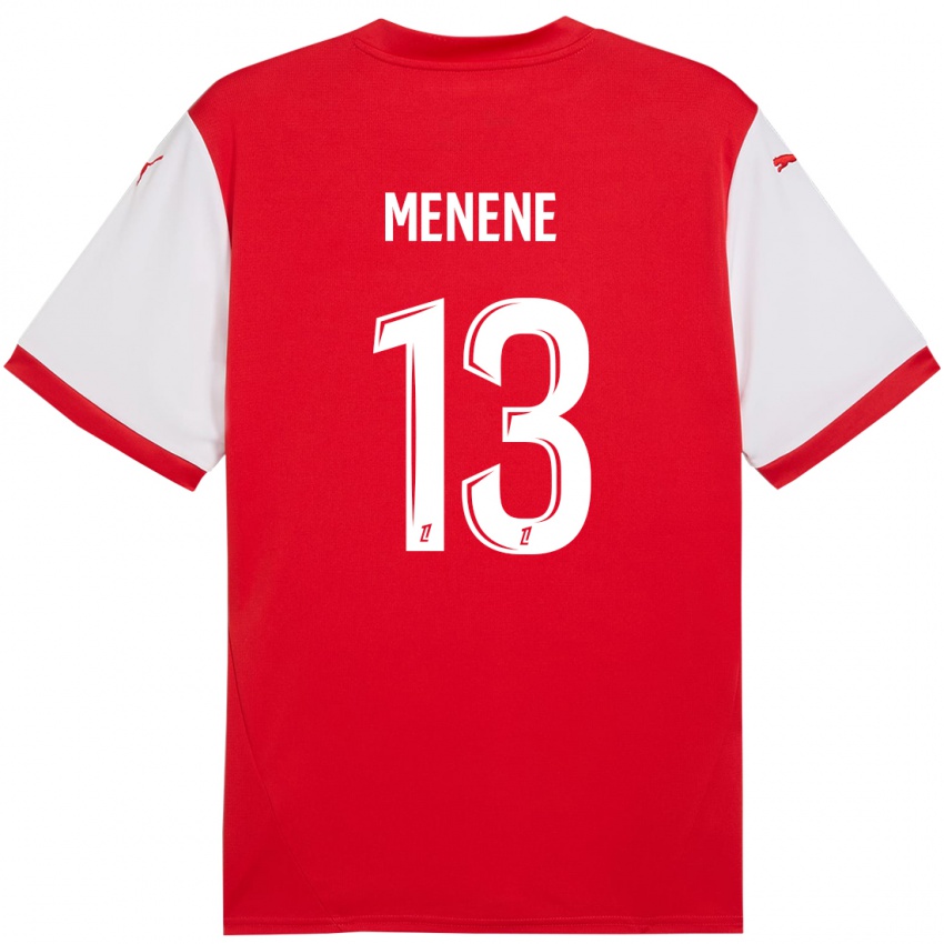 Kinderen Meyong Menene #13 Rood Wit Thuisshirt Thuistenue 2024/25 T-Shirt België