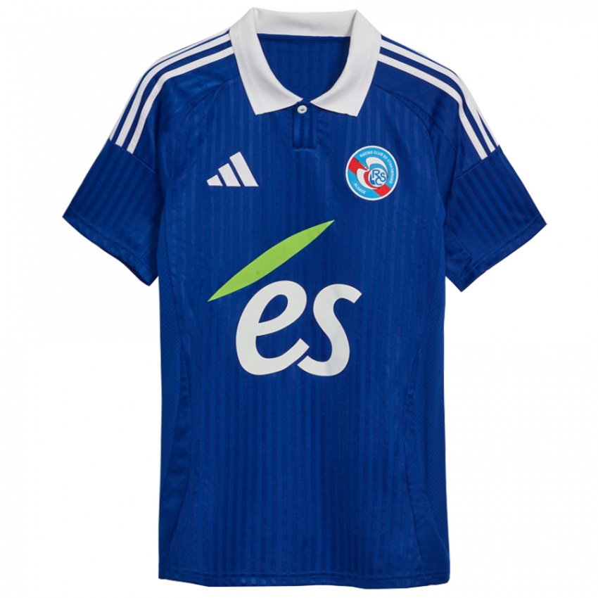 Kinderen Diego Moreira #7 Blauw Wit Thuisshirt Thuistenue 2024/25 T-Shirt België