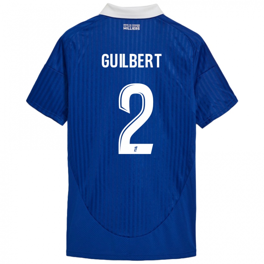 Kinderen Frédéric Guilbert #2 Blauw Wit Thuisshirt Thuistenue 2024/25 T-Shirt België