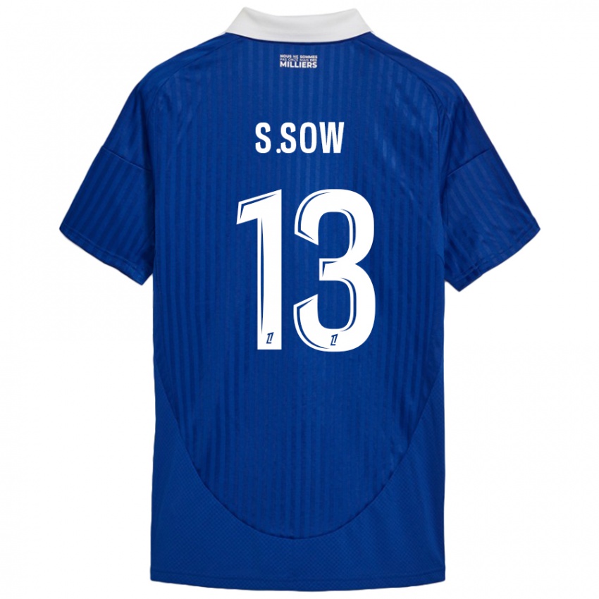 Kinderen Saïdou Sow #13 Blauw Wit Thuisshirt Thuistenue 2024/25 T-Shirt België