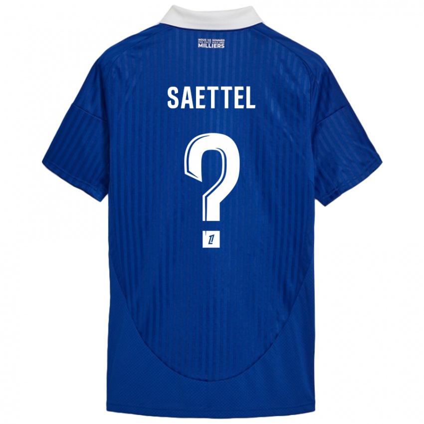 Kinderen Tom Saettel #0 Blauw Wit Thuisshirt Thuistenue 2024/25 T-Shirt België