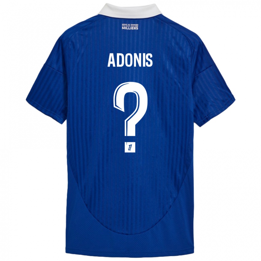 Kinderen Erwan Adonis #0 Blauw Wit Thuisshirt Thuistenue 2024/25 T-Shirt België