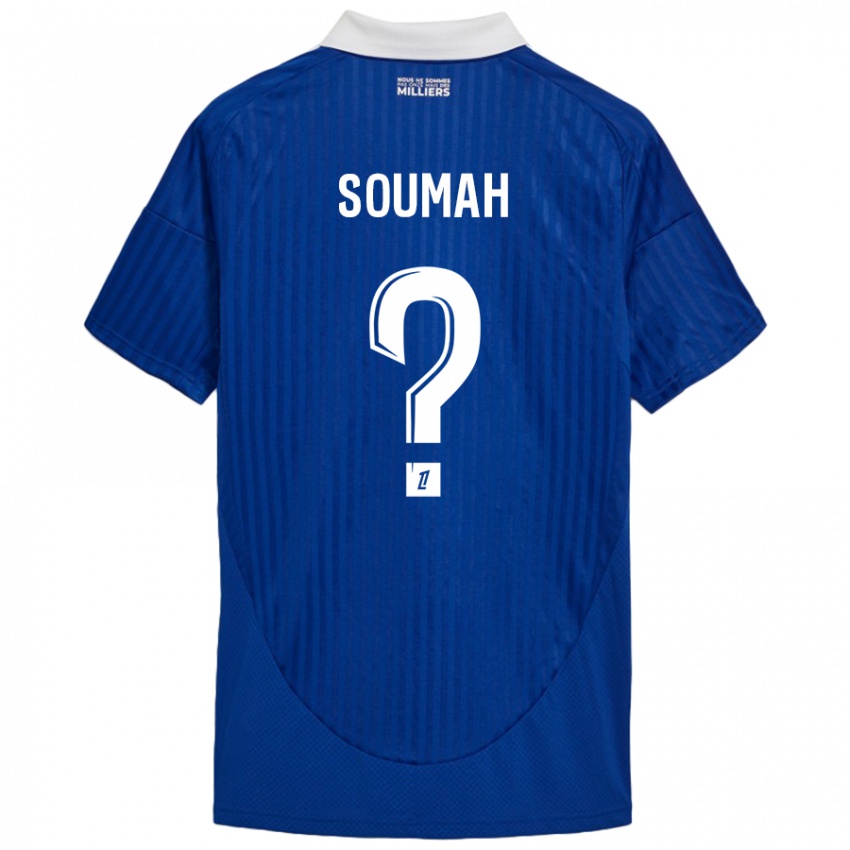 Kinderen Mohamed Soumah #0 Blauw Wit Thuisshirt Thuistenue 2024/25 T-Shirt België