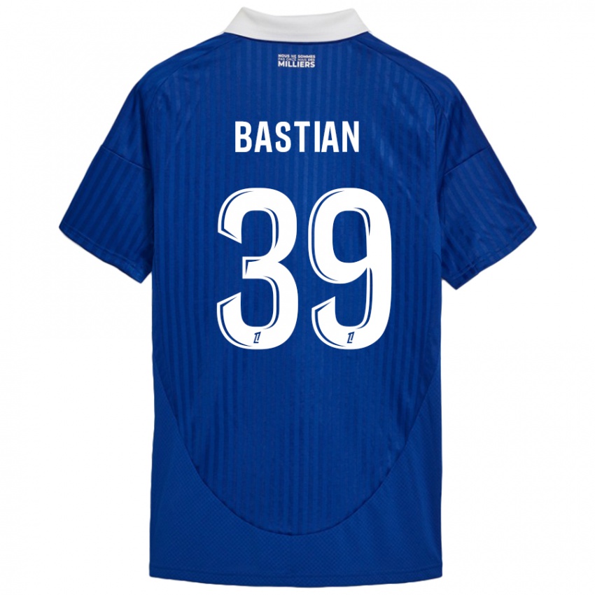 Kinderen Maxime Bastian #39 Blauw Wit Thuisshirt Thuistenue 2024/25 T-Shirt België