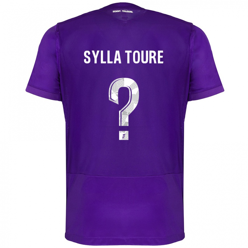 Kinderen Ismael Sylla Touré #0 Paars Wit Thuisshirt Thuistenue 2024/25 T-Shirt België