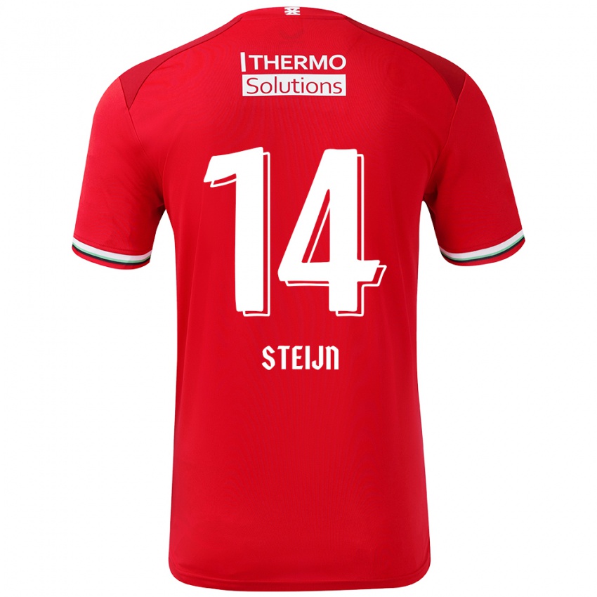 Kinderen Sem Steijn #14 Rood Wit Thuisshirt Thuistenue 2024/25 T-Shirt België