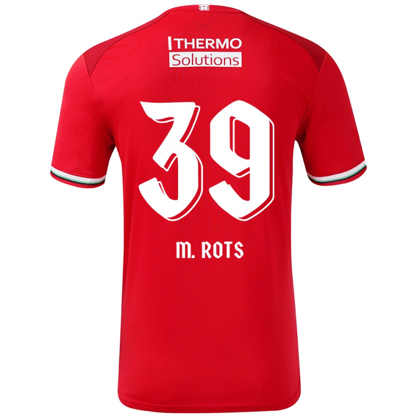 Kinderen Mats Rots #39 Rood Wit Thuisshirt Thuistenue 2024/25 T-Shirt België