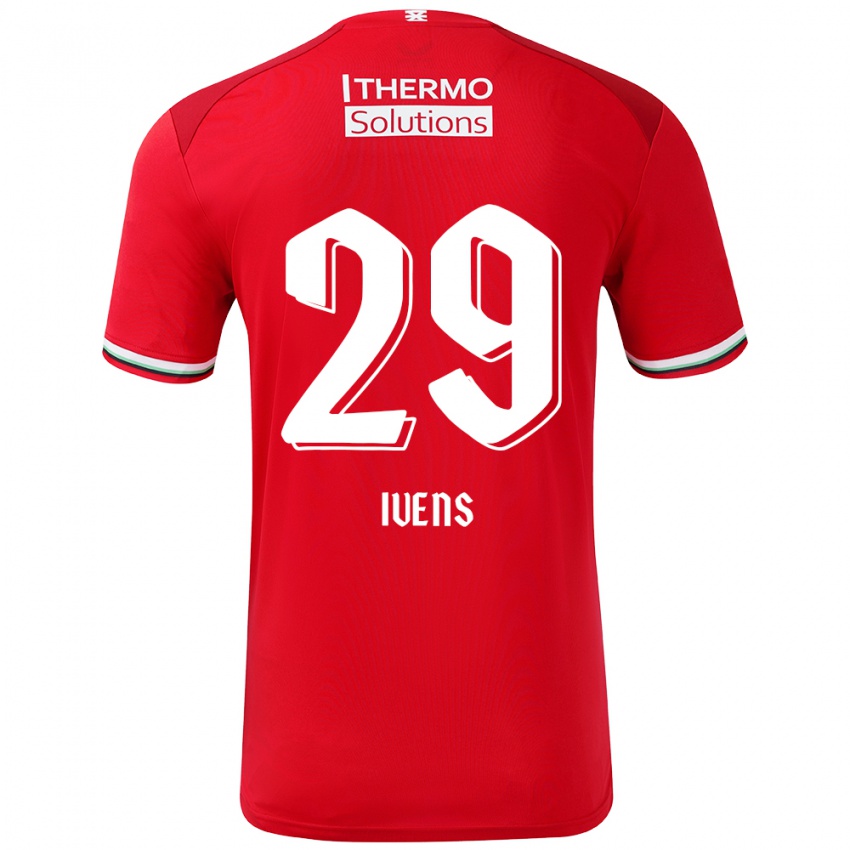 Kinderen Rose Ivens #29 Rood Wit Thuisshirt Thuistenue 2024/25 T-Shirt België