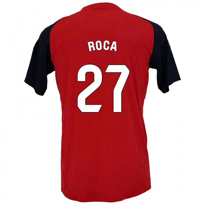 Kinderen Joel Roca #27 Rood Zwart Thuisshirt Thuistenue 2024/25 T-Shirt België