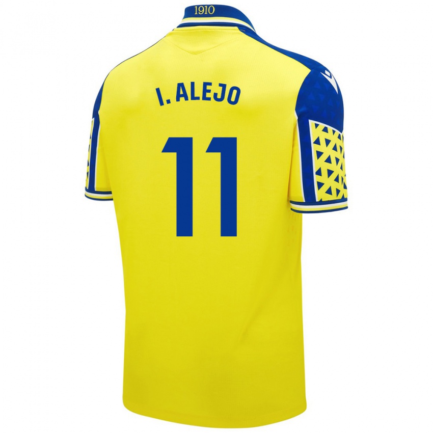 Kinderen Iván Alejo #11 Geel Blauw Thuisshirt Thuistenue 2024/25 T-Shirt België