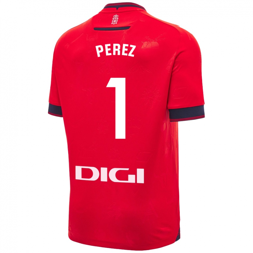 Enfant Maillot Silvia Pérez Fernández De Romarategui #1 Rouge Blanc Tenues Domicile 2024/25 T-Shirt Belgique