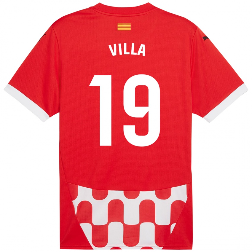 Kinder Toni Villa #19 Rot Weiß Heimtrikot Trikot 2024/25 T-Shirt Belgien