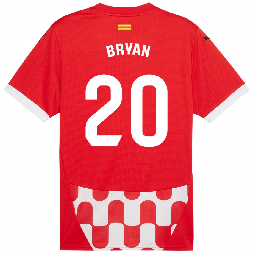 Kinderen Bryan Gil #20 Rood Wit Thuisshirt Thuistenue 2024/25 T-Shirt België