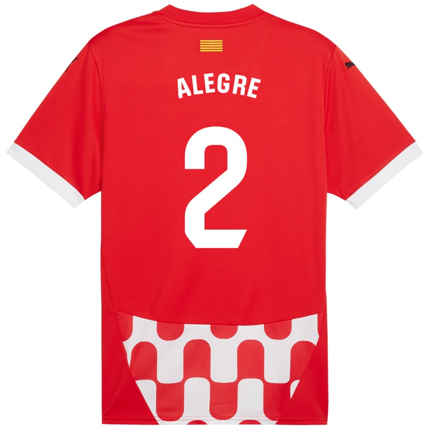 Kinder Marc Alegre #2 Rot Weiß Heimtrikot Trikot 2024/25 T-Shirt Belgien