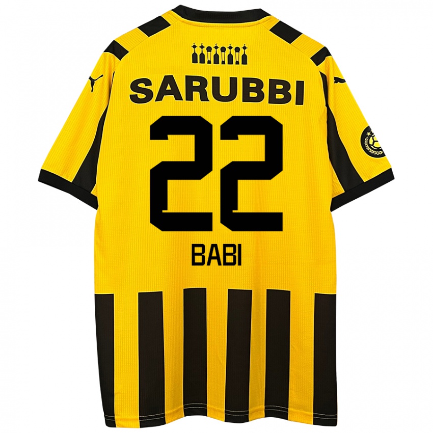 Kinderen Matheus Babi #22 Geel Zwart Thuisshirt Thuistenue 2024/25 T-Shirt België