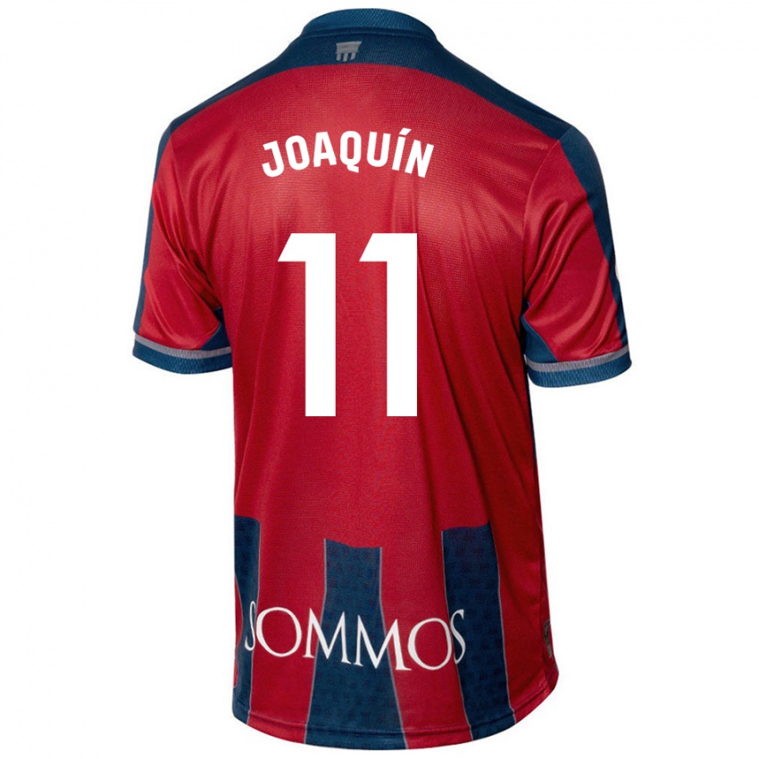 Kinderen Joaquin Munoz #11 Rood Blauw Thuisshirt Thuistenue 2024/25 T-Shirt België