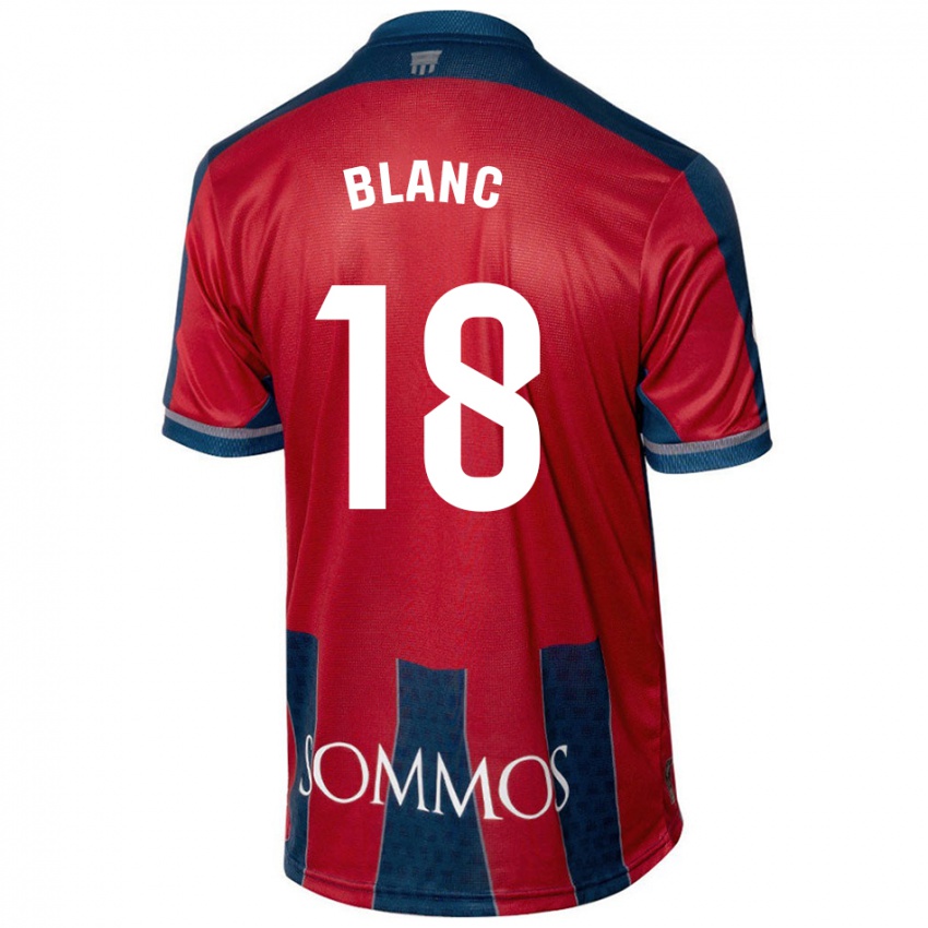 Kinderen Laia Blanc #18 Rood Blauw Thuisshirt Thuistenue 2024/25 T-Shirt België