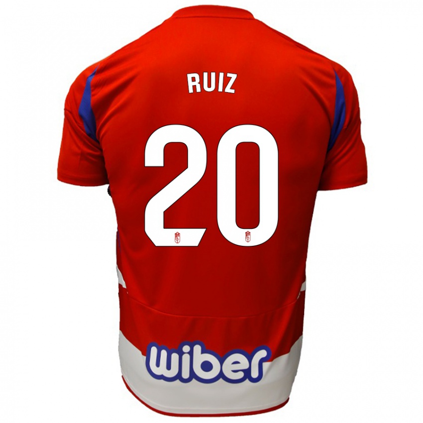 Kinderen Sergio Ruiz #20 Rood Wit Blauw Thuisshirt Thuistenue 2024/25 T-Shirt België