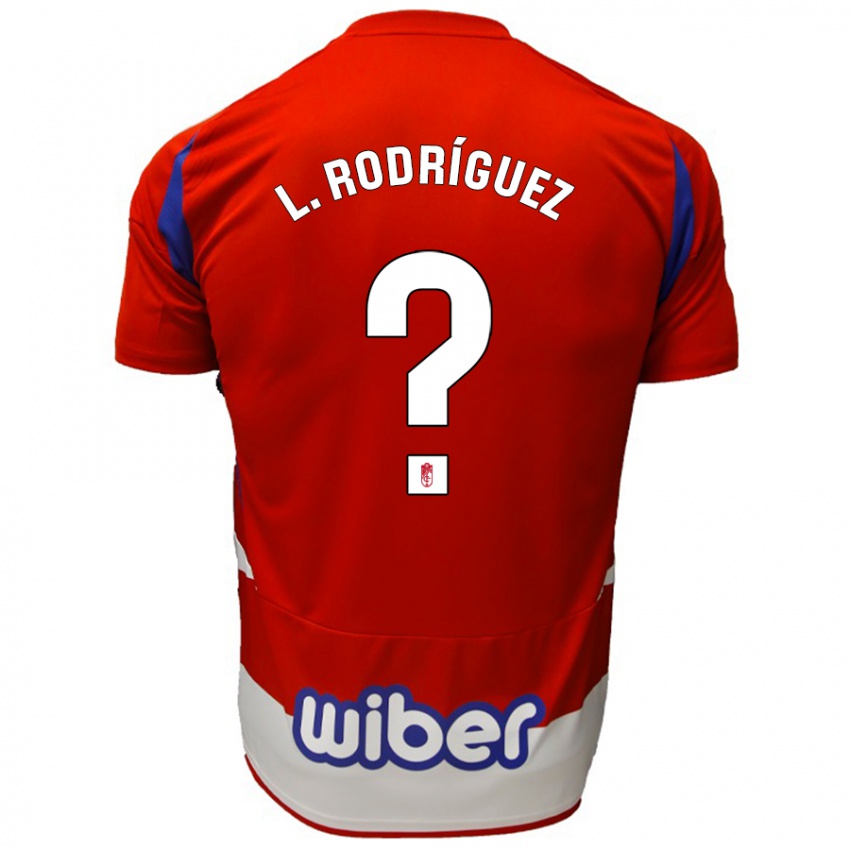 Kinderen Iker López Rodríguez #0 Rood Wit Blauw Thuisshirt Thuistenue 2024/25 T-Shirt België