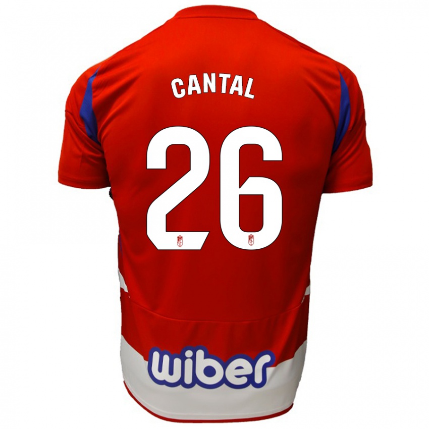 Kinderen Paco Cantal #26 Rood Wit Blauw Thuisshirt Thuistenue 2024/25 T-Shirt België