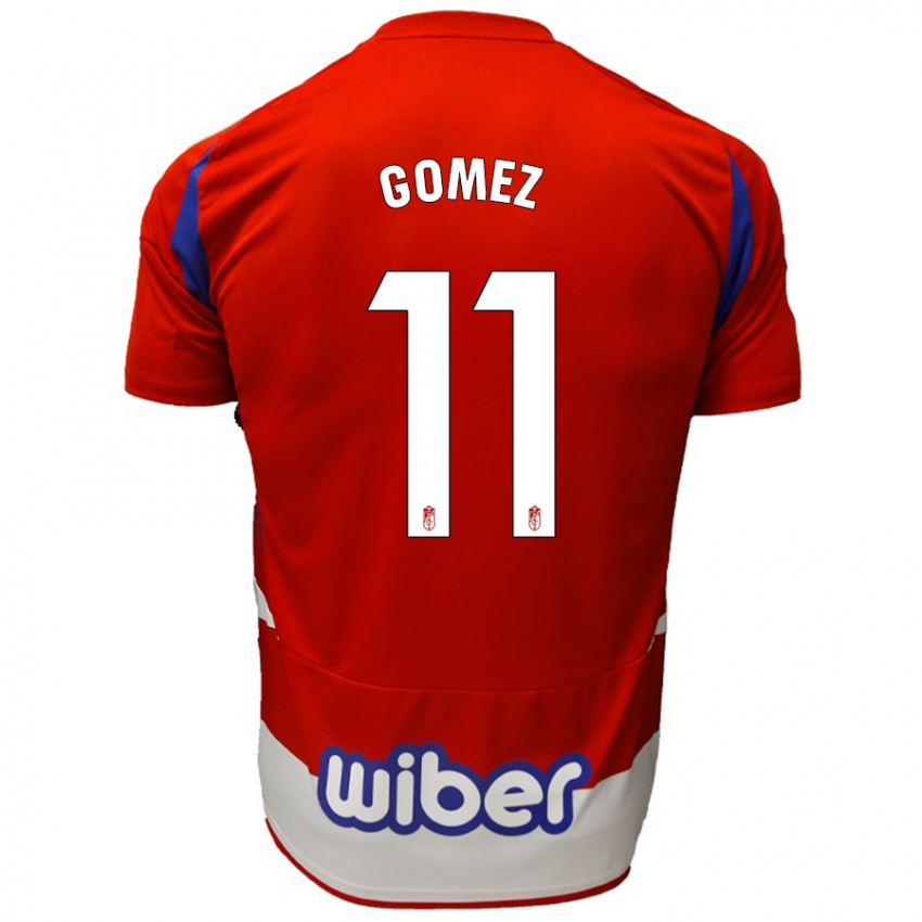 Kinder Andrea Gómez #11 Rot Weiß Blau Heimtrikot Trikot 2024/25 T-Shirt Belgien