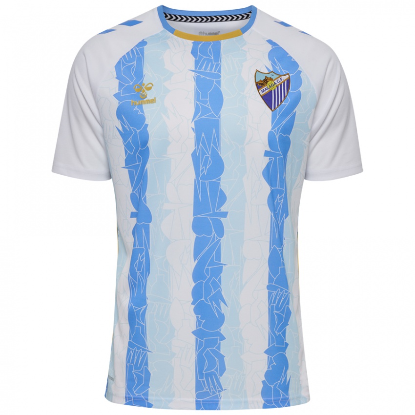 Kinderen Ángel Mateo #16 Wit Blauw Thuisshirt Thuistenue 2024/25 T-Shirt België