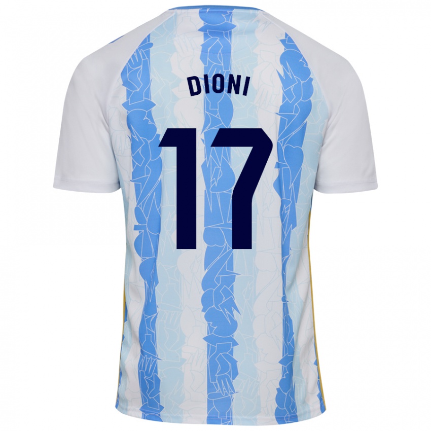 Kinder Dioni #17 Weiß Blau Heimtrikot Trikot 2024/25 T-Shirt Belgien