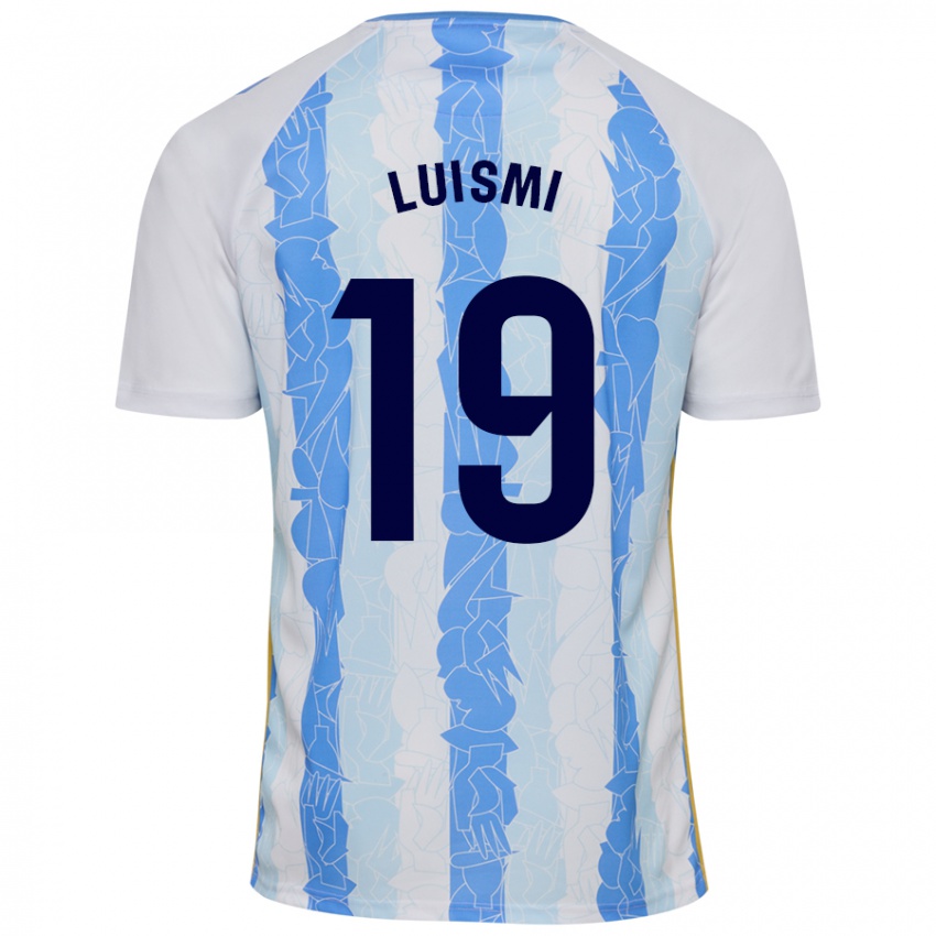 Kinderen Luismi Sánchez #19 Wit Blauw Thuisshirt Thuistenue 2024/25 T-Shirt België