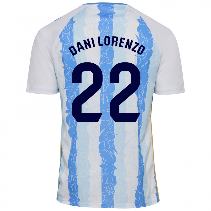 Kinderen Dani Lorenzo #22 Wit Blauw Thuisshirt Thuistenue 2024/25 T-Shirt België