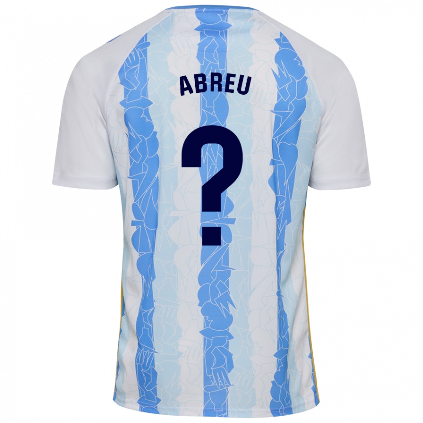 Kinderen Marco Abreu #0 Wit Blauw Thuisshirt Thuistenue 2024/25 T-Shirt België