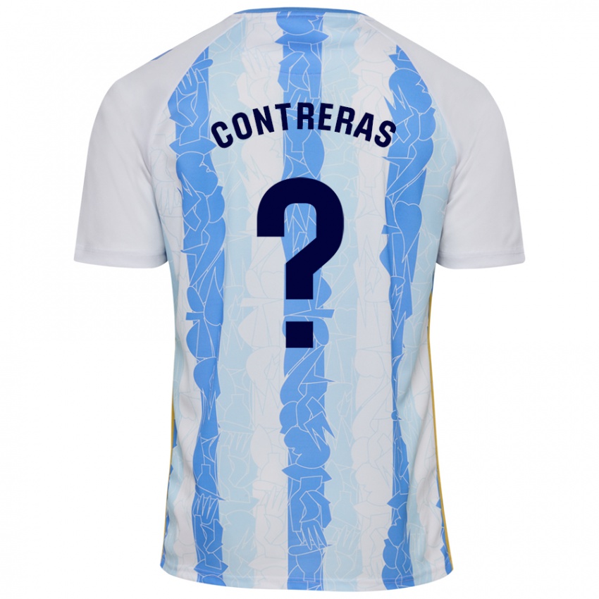 Kinderen Ale Contreras #0 Wit Blauw Thuisshirt Thuistenue 2024/25 T-Shirt België