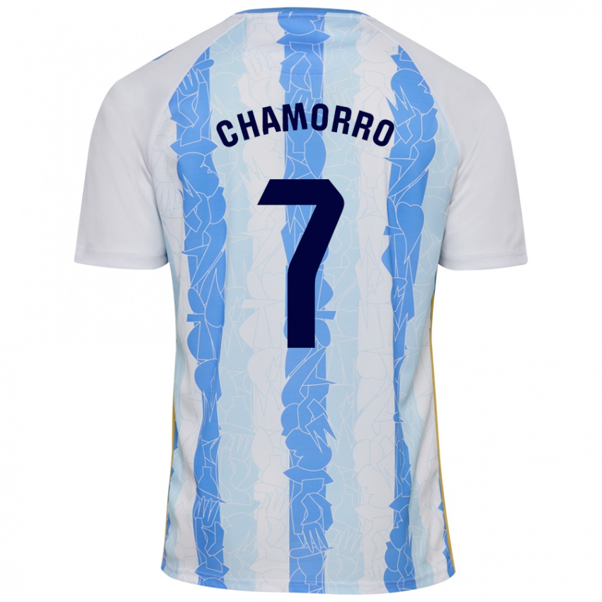 Kinderen Alexis Chamorro #7 Wit Blauw Thuisshirt Thuistenue 2024/25 T-Shirt België