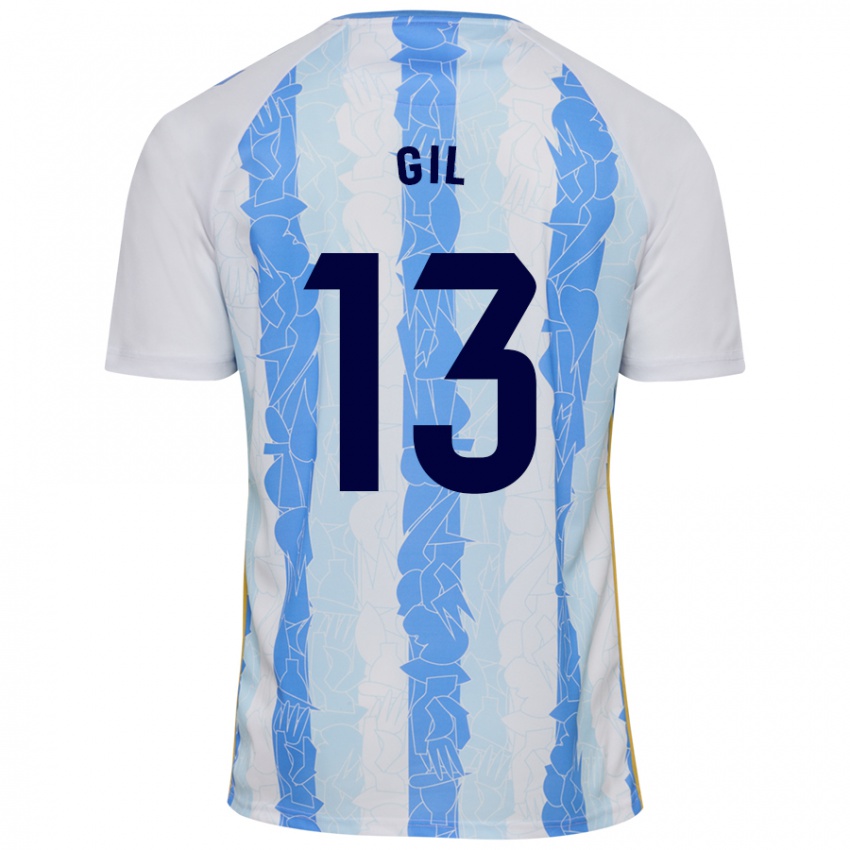 Kinderen Noelia Gil #13 Wit Blauw Thuisshirt Thuistenue 2024/25 T-Shirt België