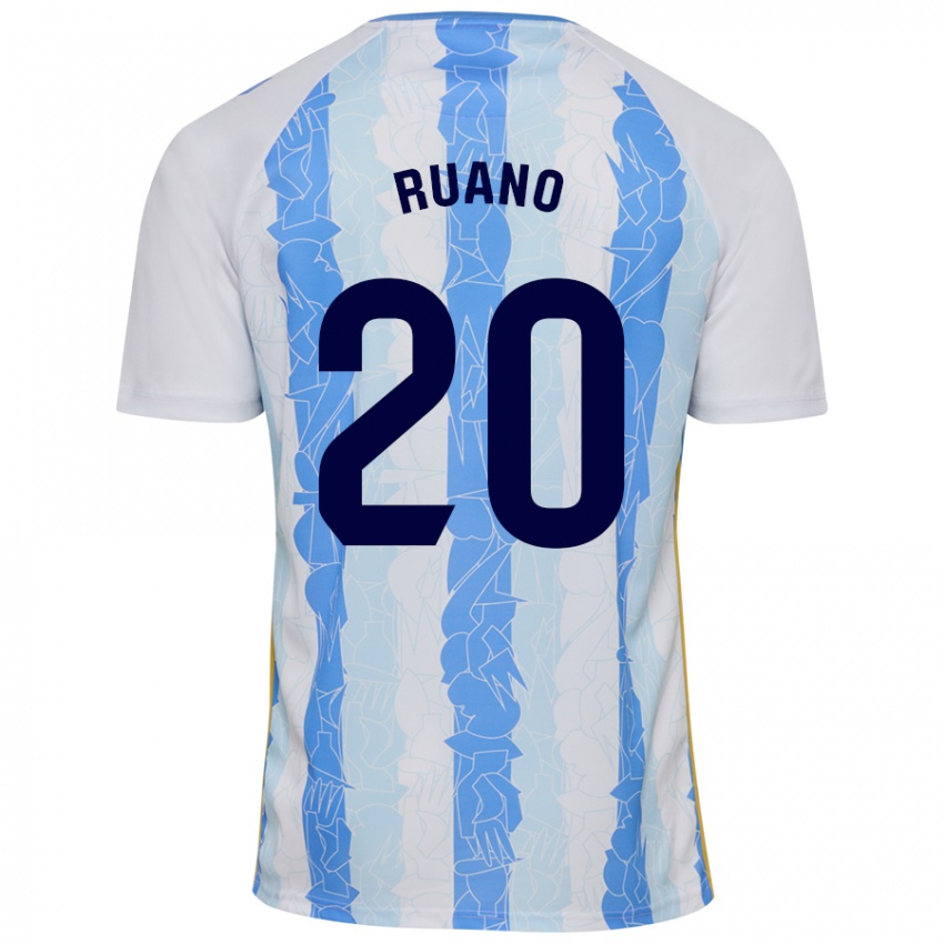 Kinderen Celia Ruano #20 Wit Blauw Thuisshirt Thuistenue 2024/25 T-Shirt België