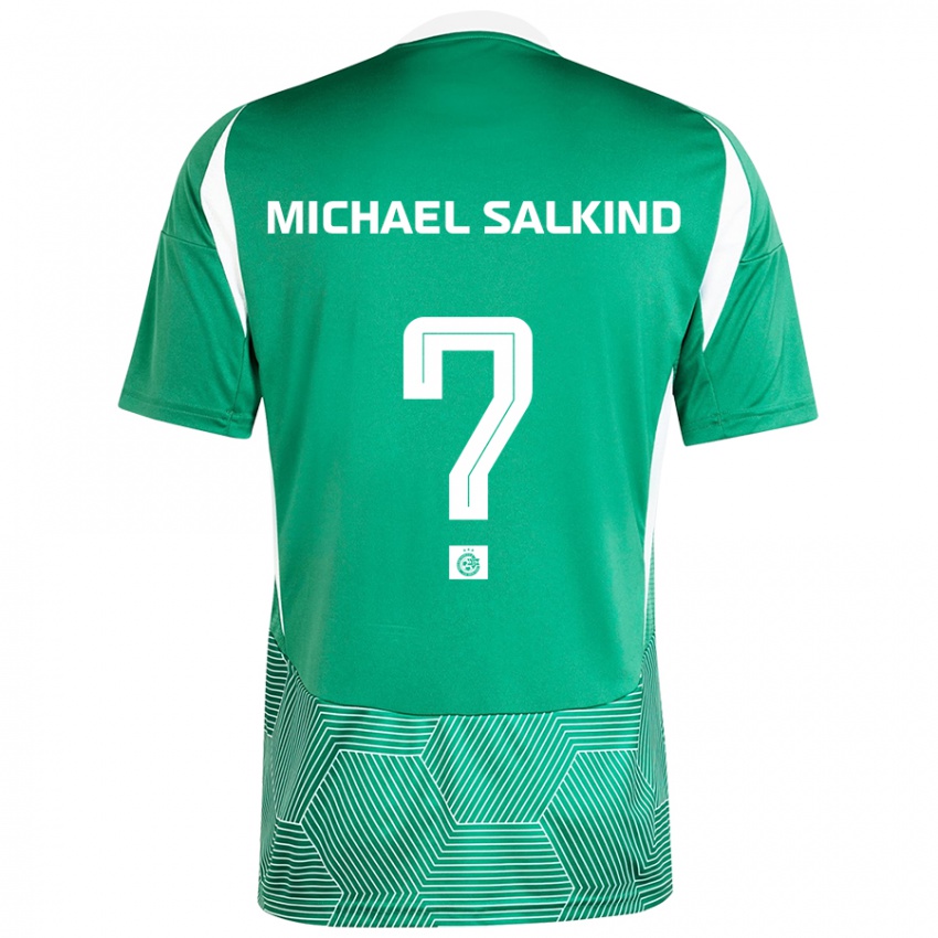 Kinderen Liav Michael Salkind #0 Groen Wit Thuisshirt Thuistenue 2024/25 T-Shirt België