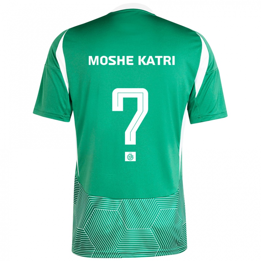 Kinderen Roy Moshe Katri #0 Groen Wit Thuisshirt Thuistenue 2024/25 T-Shirt België