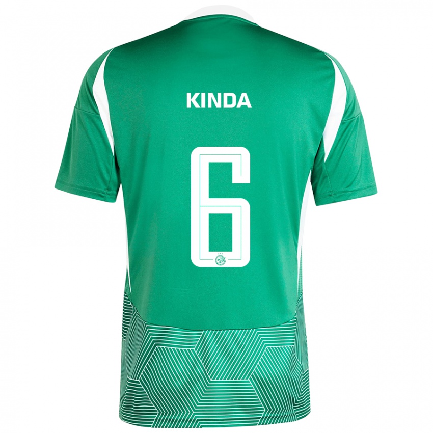 Kinderen Gadi Kinda #6 Groen Wit Thuisshirt Thuistenue 2024/25 T-Shirt België