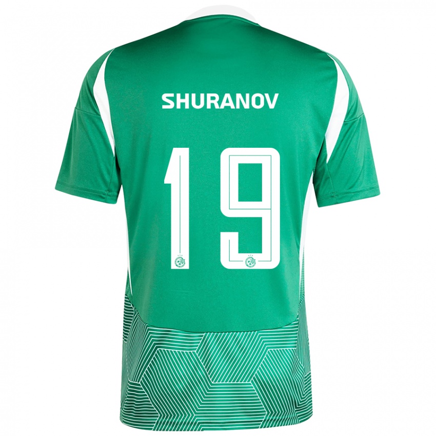 Kinderen Erik Shuranov #19 Groen Wit Thuisshirt Thuistenue 2024/25 T-Shirt België