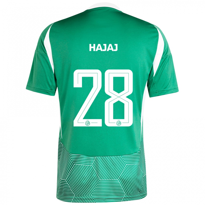 Kinderen Ilay Hajaj #28 Groen Wit Thuisshirt Thuistenue 2024/25 T-Shirt België