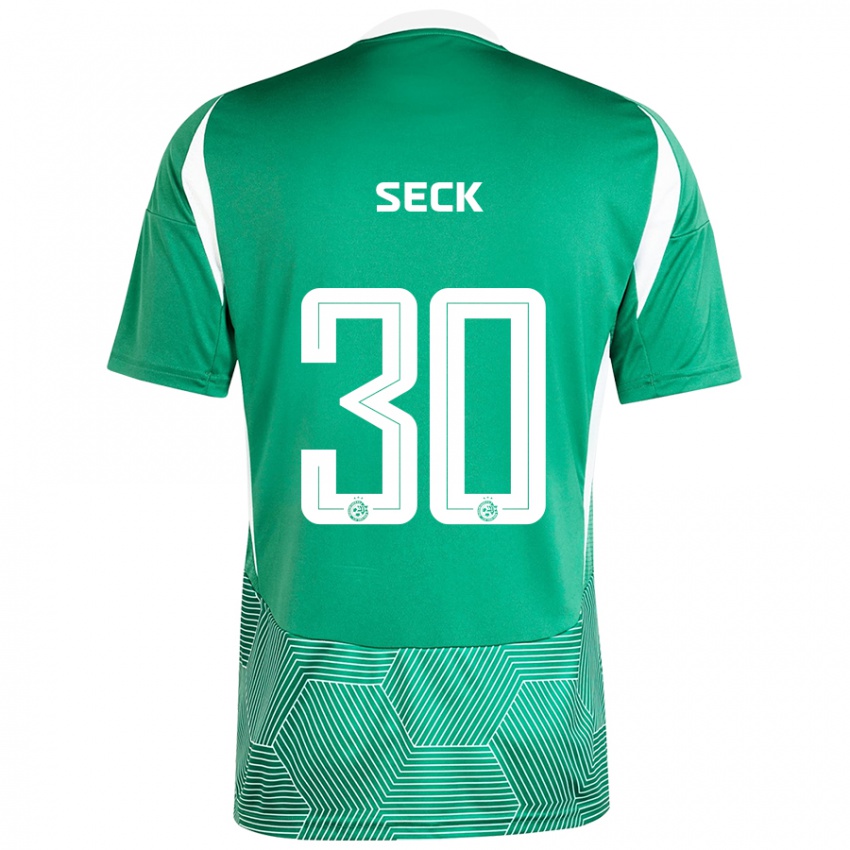 Kinderen Abdoulaye Seck #30 Groen Wit Thuisshirt Thuistenue 2024/25 T-Shirt België