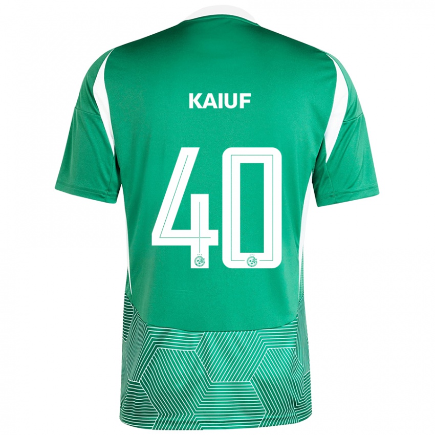 Kinderen Sharif Kaiuf #40 Groen Wit Thuisshirt Thuistenue 2024/25 T-Shirt België