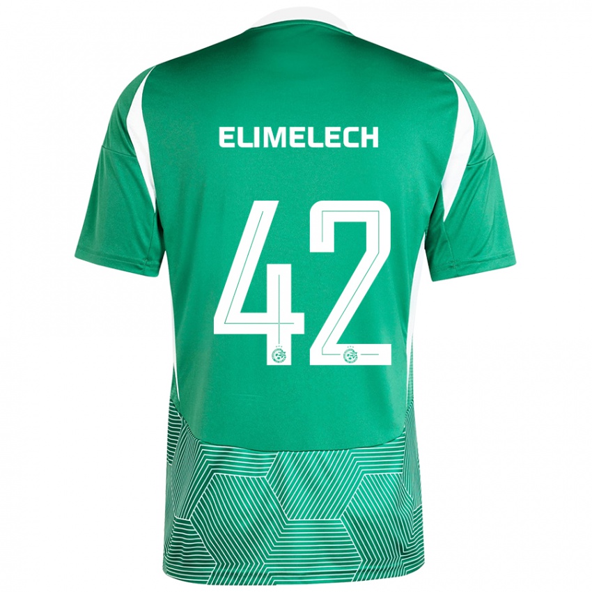 Kinderen Roey Elimelech #42 Groen Wit Thuisshirt Thuistenue 2024/25 T-Shirt België