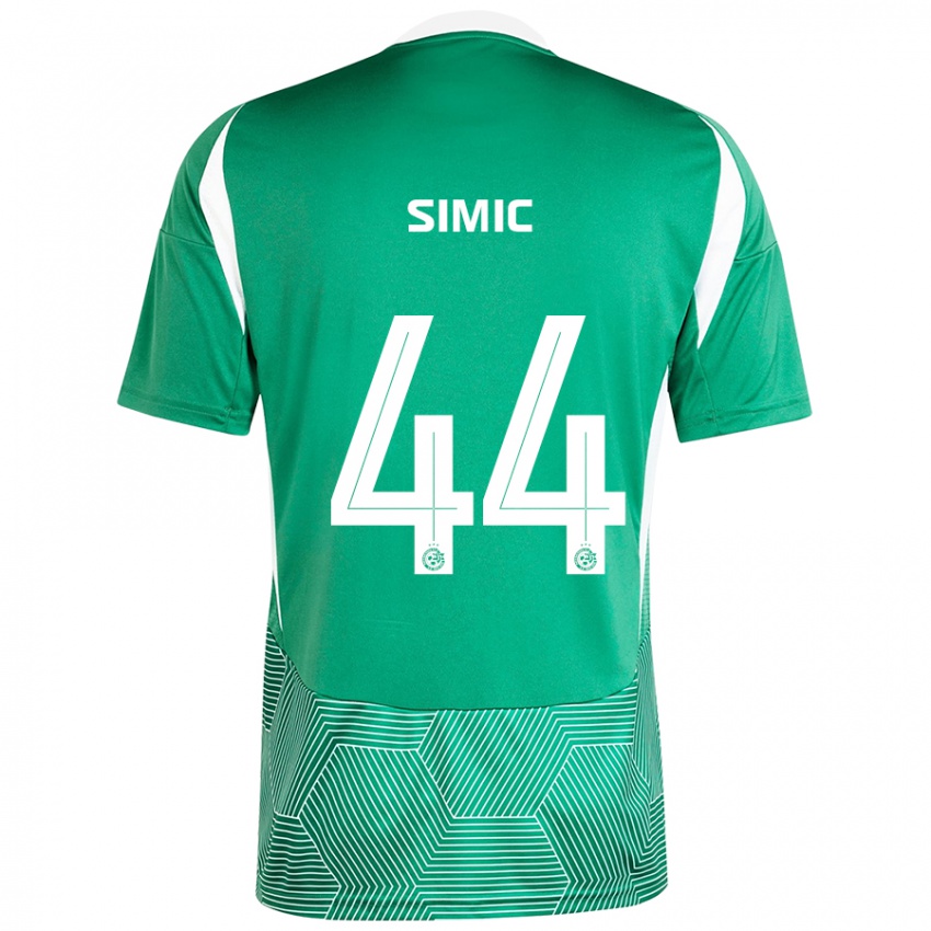 Kinderen Lorenco Simic #44 Groen Wit Thuisshirt Thuistenue 2024/25 T-Shirt België