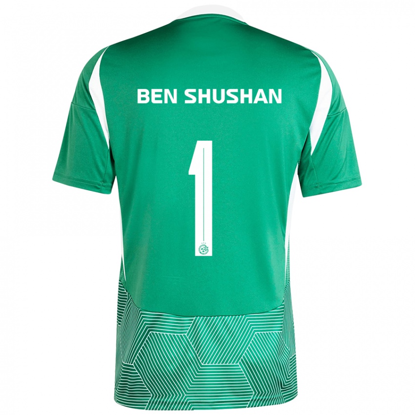 Kinderen Ori Ben Shushan #1 Groen Wit Thuisshirt Thuistenue 2024/25 T-Shirt België