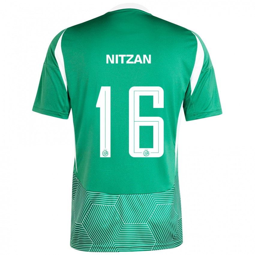 Kinderen Itamar Nitzan #16 Groen Wit Thuisshirt Thuistenue 2024/25 T-Shirt België