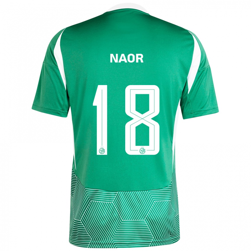 Kinderen Goni Naor #18 Groen Wit Thuisshirt Thuistenue 2024/25 T-Shirt België