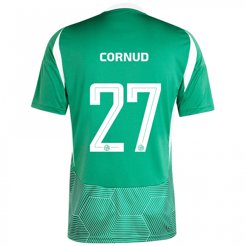 Kinderen Pierre Cornud #27 Groen Wit Thuisshirt Thuistenue 2024/25 T-Shirt België