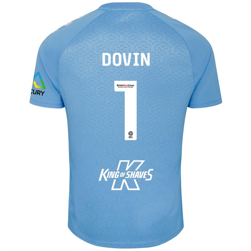 Kinderen Oliver Dovin #1 Blauw Wit Thuisshirt Thuistenue 2024/25 T-Shirt België