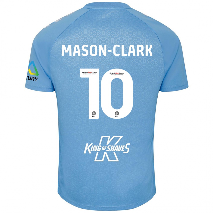 Kinderen Ephron Mason-Clark #10 Blauw Wit Thuisshirt Thuistenue 2024/25 T-Shirt België