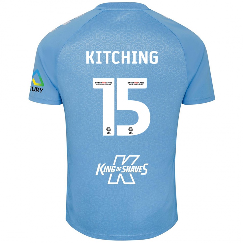 Kinderen Liam Kitching #15 Blauw Wit Thuisshirt Thuistenue 2024/25 T-Shirt België